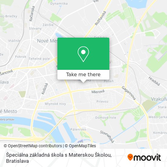 Špeciálna základná škola s Materskou Školou map