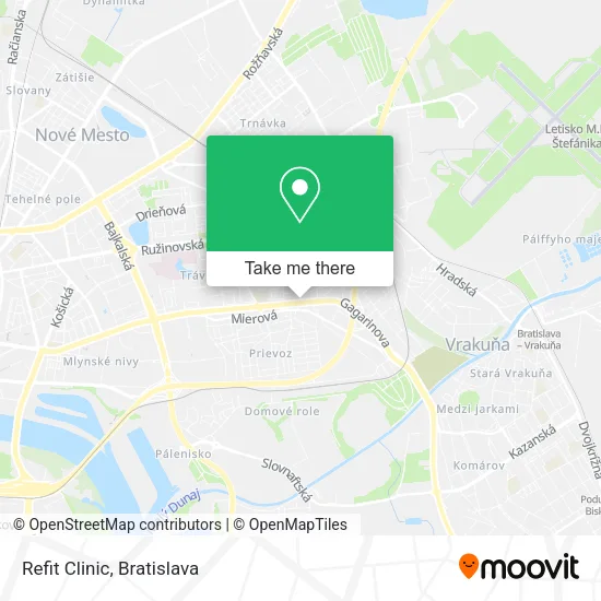 Refit Clinic map
