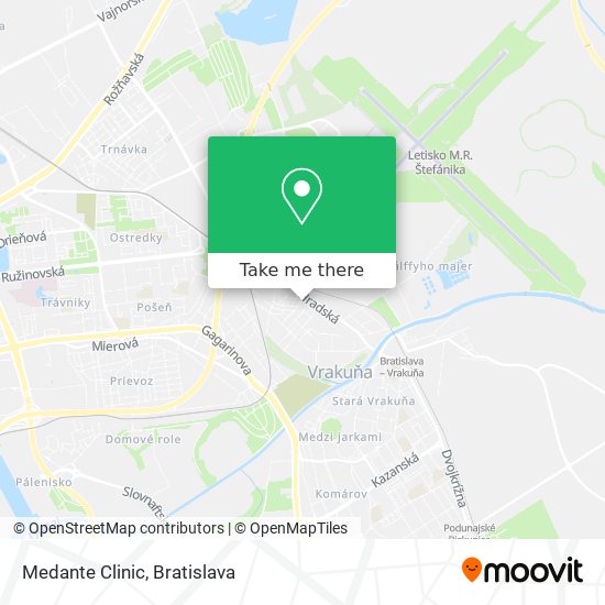 Medante Clinic map