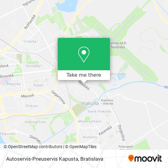 Autoservis-Pneuservis Kapusta map