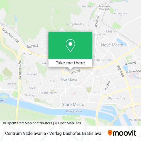 Centrum Vzdelávania - Verlag Dashofer map