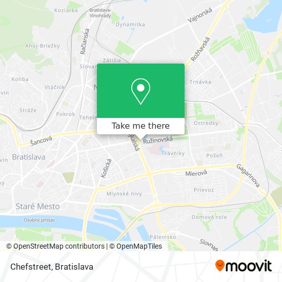 Chefstreet map