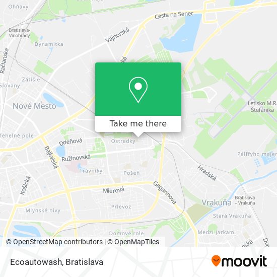 Ecoautowash map