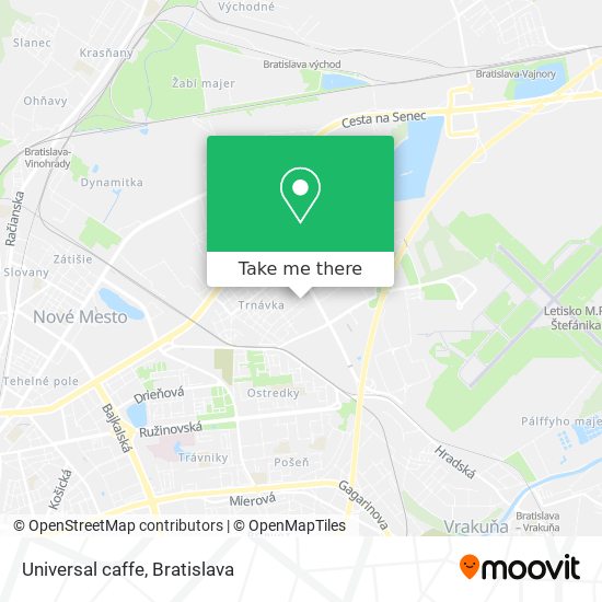 Universal caffe map