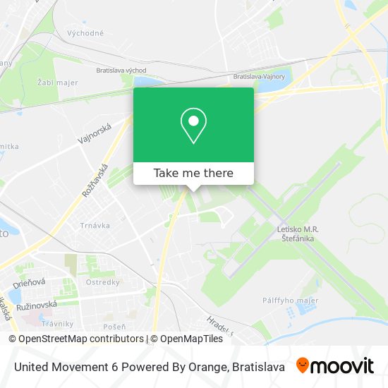 United Movement 6 Powered By Orange map