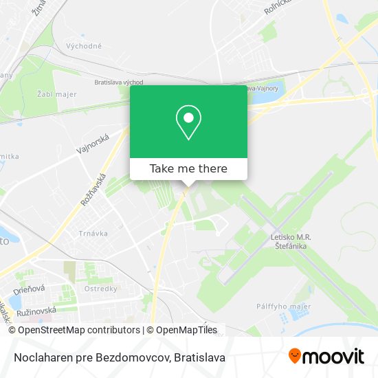 Noclaharen pre Bezdomovcov map