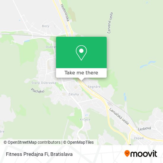 Fitness Predajna Fi map