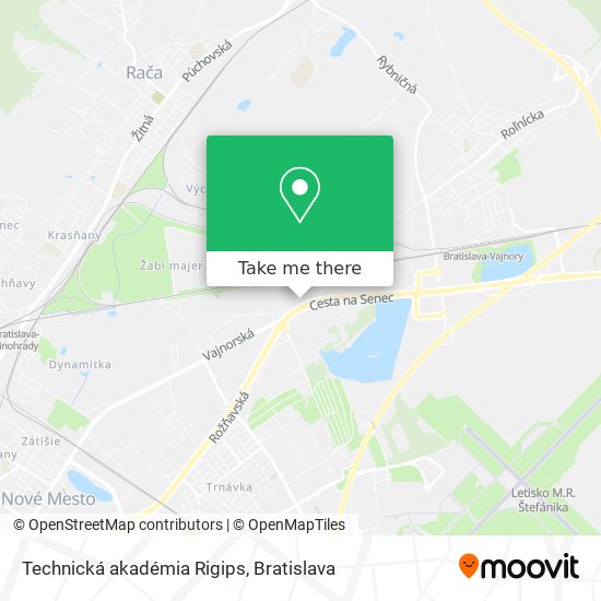 Technická akadémia Rigips map