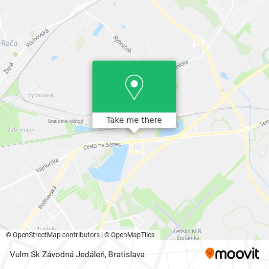 Vulm Sk Závodná Jedáleň map