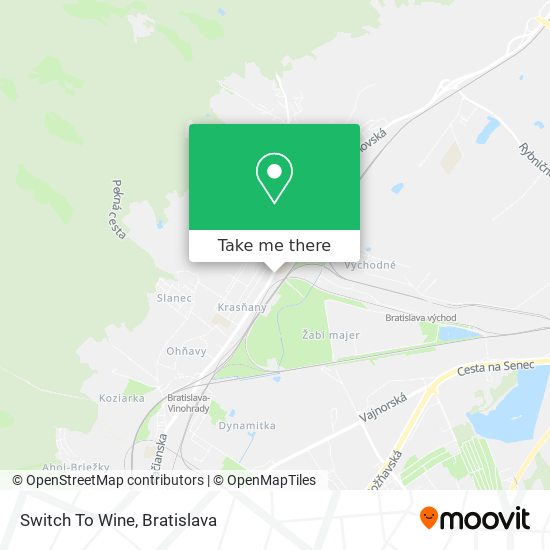 Switch To Wine map