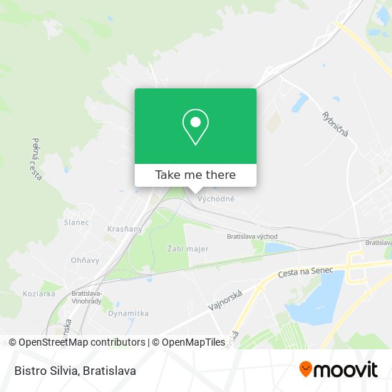 Bistro Silvia map