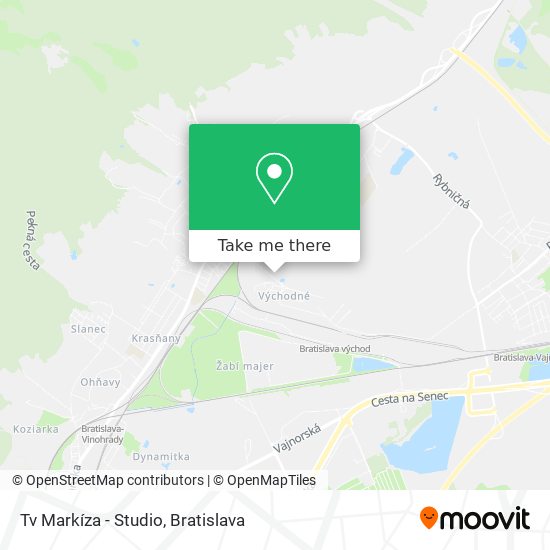Tv Markíza - Studio map