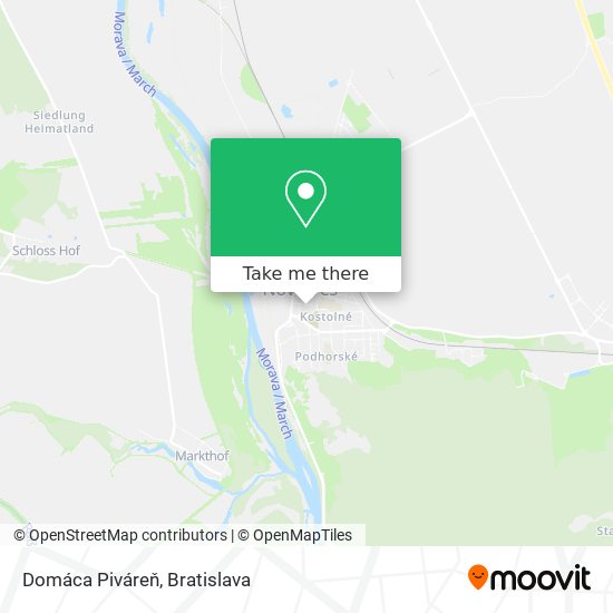 Domáca Piváreň map