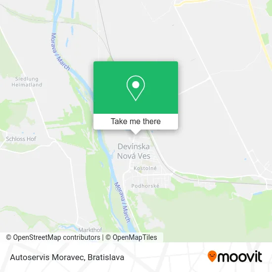 Autoservis Moravec map