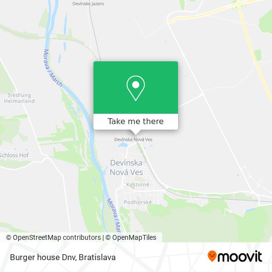 Burger house Dnv map