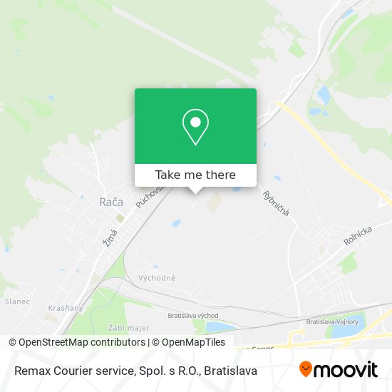 Remax Courier service, Spol. s R.O. map