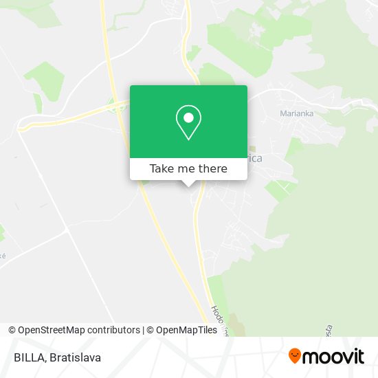 BILLA map