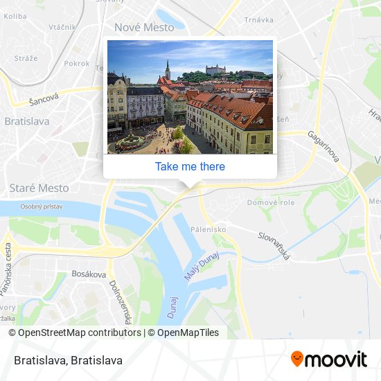 Bratislava map