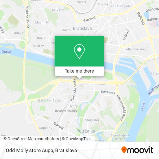 Odd Molly store Aupa map