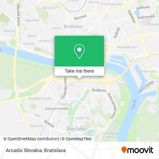 Arcadis Slovakia map