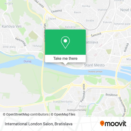 International London Salon map