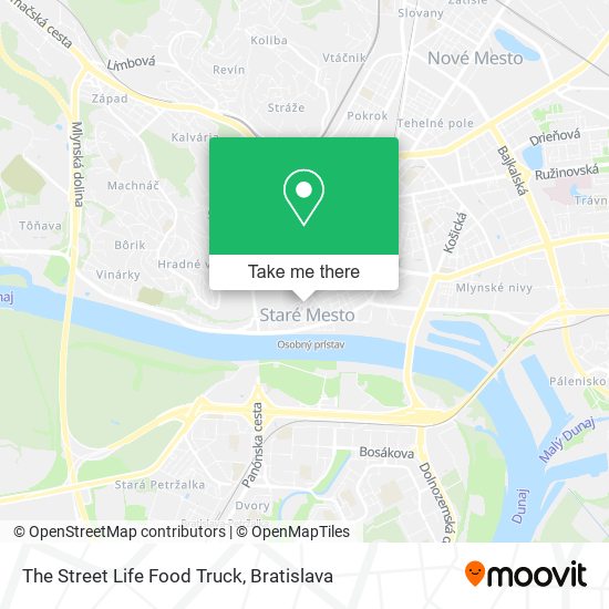 The Street Life Food Truck map