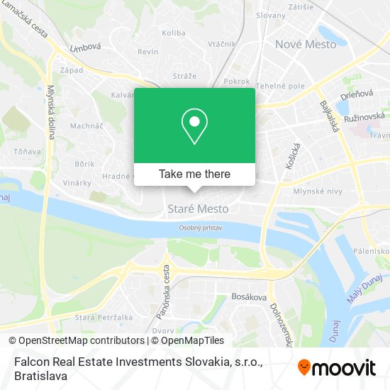 Falcon Real Estate Investments Slovakia, s.r.o. map