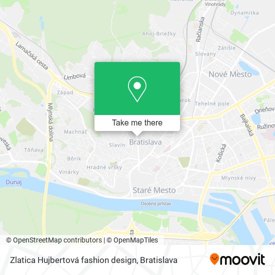 Zlatica Hujbertová fashion design map