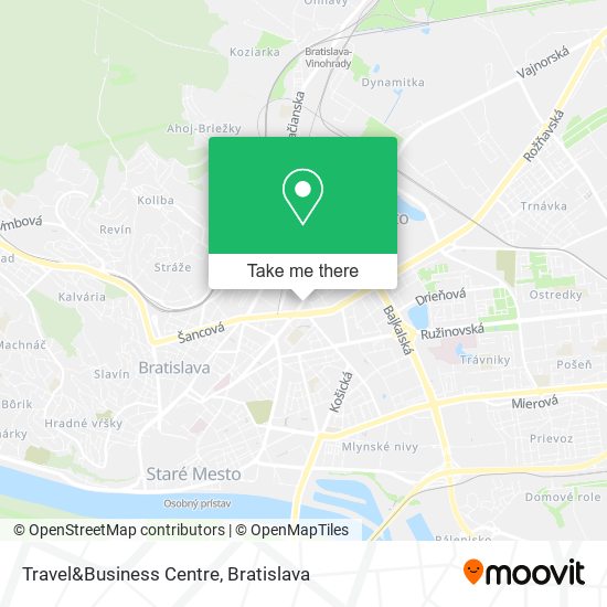 Travel&Business Centre map