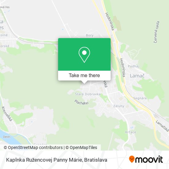 Kaplnka Ružencovej Panny Márie map