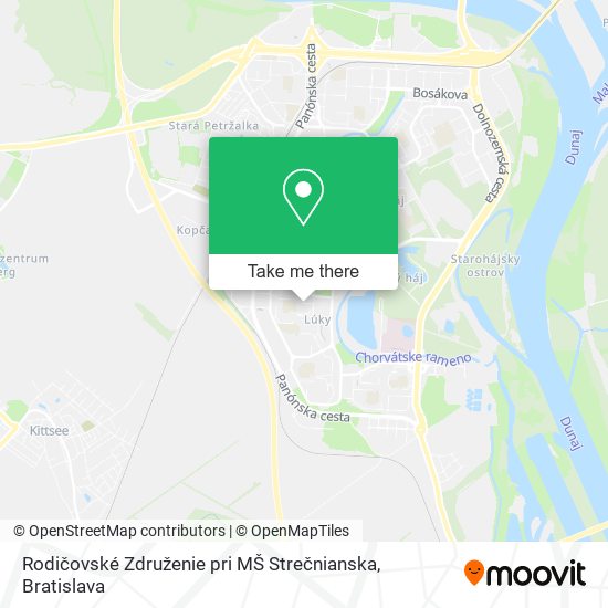 Rodičovské Združenie pri MŠ Strečnianska map