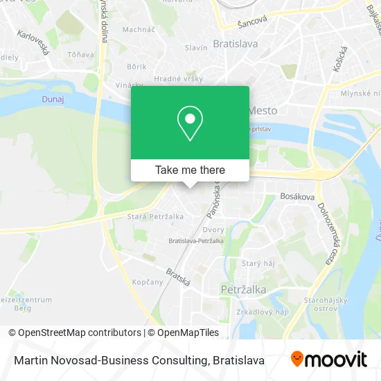 Martin Novosad-Business Consulting map