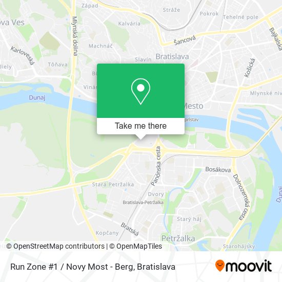 Run Zone #1 / Novy Most - Berg map