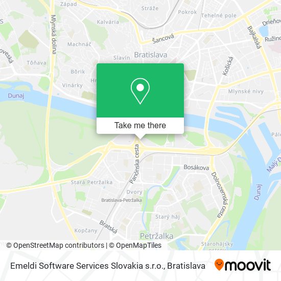 Emeldi Software Services Slovakia s.r.o. map