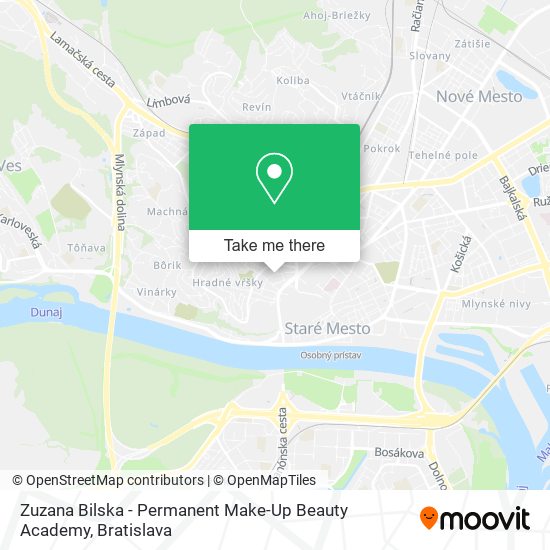 Zuzana Bilska - Permanent Make-Up Beauty Academy map