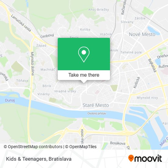 Kids & Teenagers map