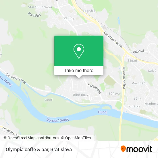 Olympia caffe & bar map