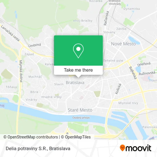 Delia potraviny S.R. map