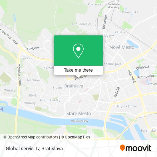 Global servis Tv map