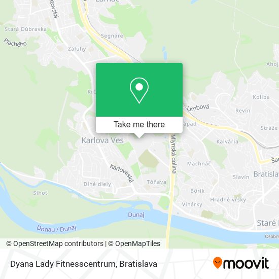 Dyana Lady Fitnesscentrum map