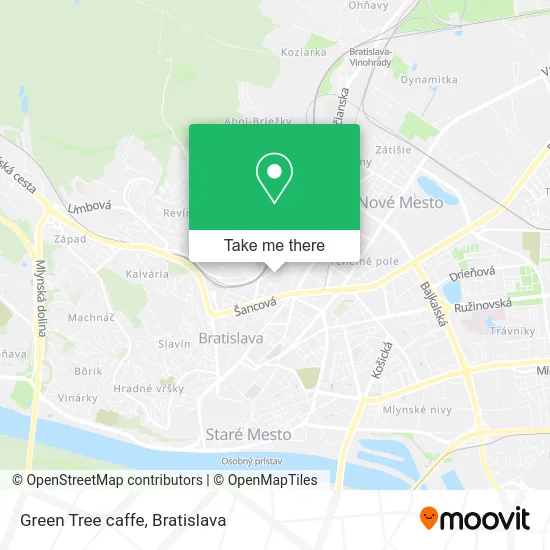 Green Tree caffe map