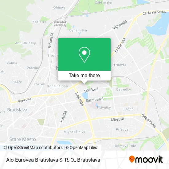 Alo Eurovea Bratislava S. R. O. map