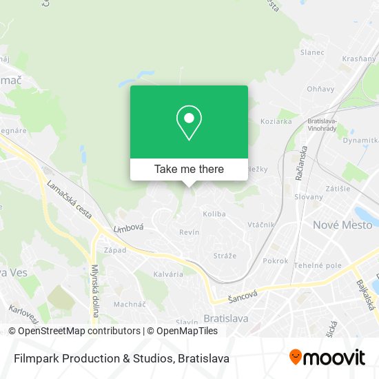 Filmpark Production & Studios map