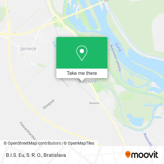 B.I.S. Eu, S. R. O. map