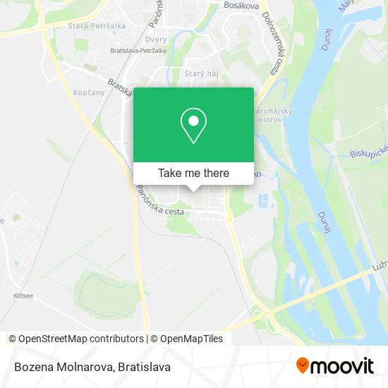 Bozena Molnarova map