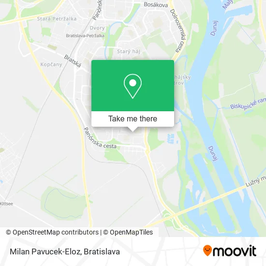 Milan Pavucek-Eloz map