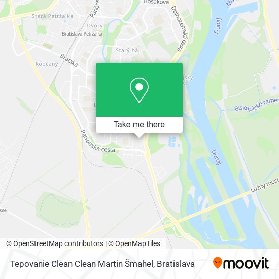 Tepovanie Clean Clean Martin Šmahel map