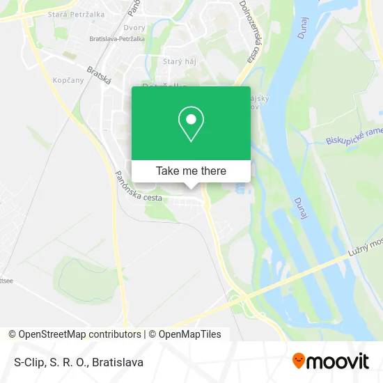 S-Clip, S. R. O. map