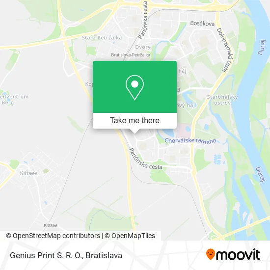 Genius Print S. R. O. map