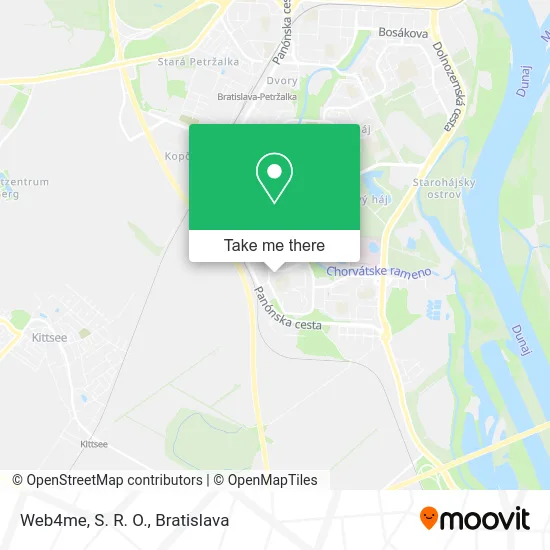 Web4me, S. R. O. map